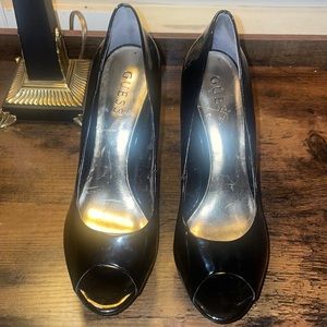 GUESS Classy Black Pumps 3” Heels